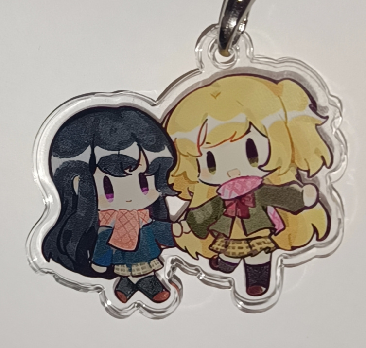 Anime Citrus Aihara Yuzu Aihara Mei Acrylic Keychain Keyring Decor